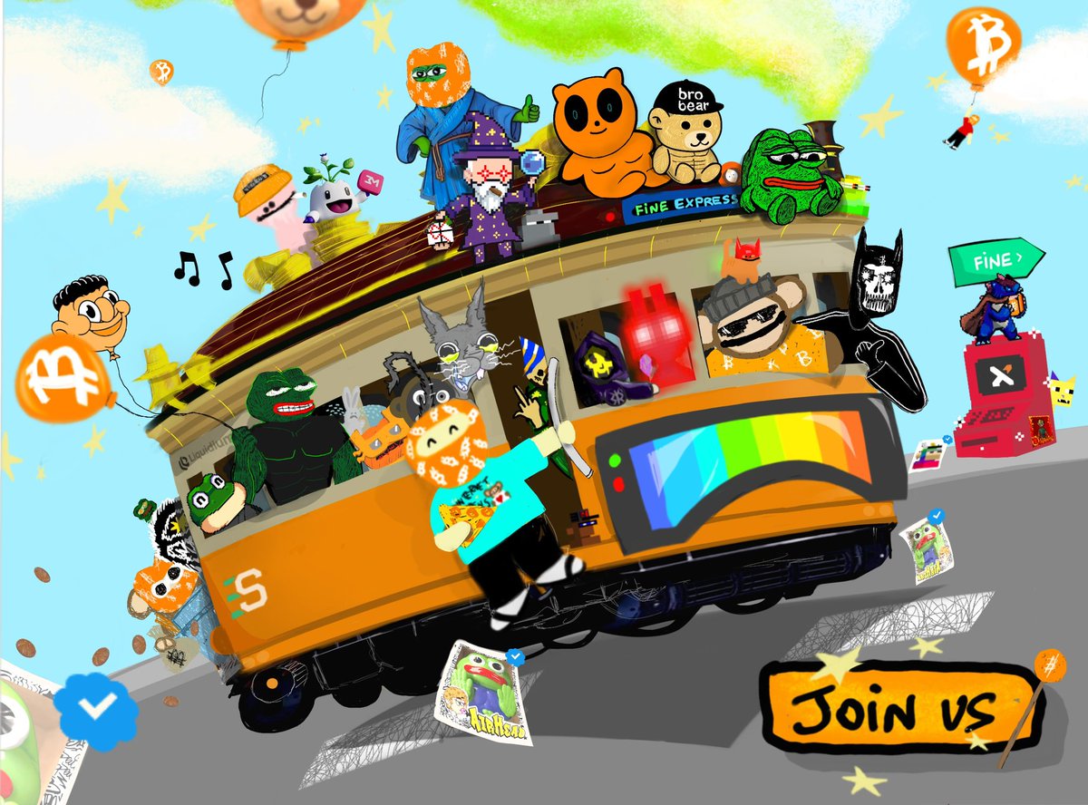 Fine express is about to departure! 

Join us! 🐸
