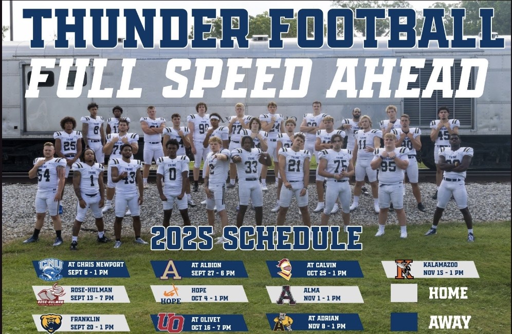 Thank you <a href="/CoachWilliamsJ/">Jonas Williams</a> for the invite and a great opportunity. Can't wait to be on campus!
<a href="/TrineThunderFB/">Trine Thunder FB</a> <a href="/CoachAbbs/">Troy Abbs</a> <a href="/CoachMattKeith/">Matthew Keith</a> <a href="/FootballHowell/">Howell Football</a>