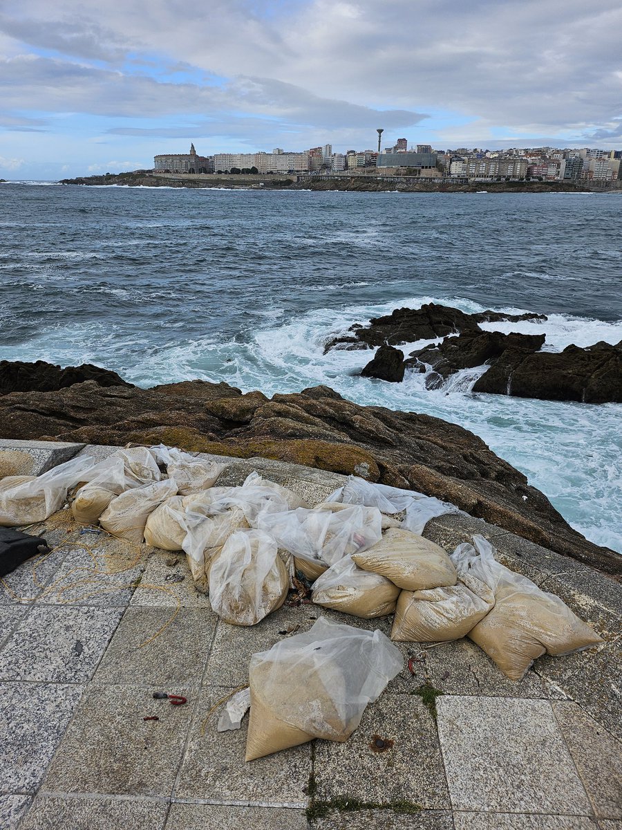 Fixxxer183's tweet photo. Que en La Coruña a 1 de Septiembre sigan estando los sacos de arena de la pirotecnia usada el 15 de Agosto, te dice que vivimos en una ciudad limpia y sostenible.

@inesreygarcia @cortelloacoruna @EloyTP @silcerino https://t.co/8bjrWjhPMN