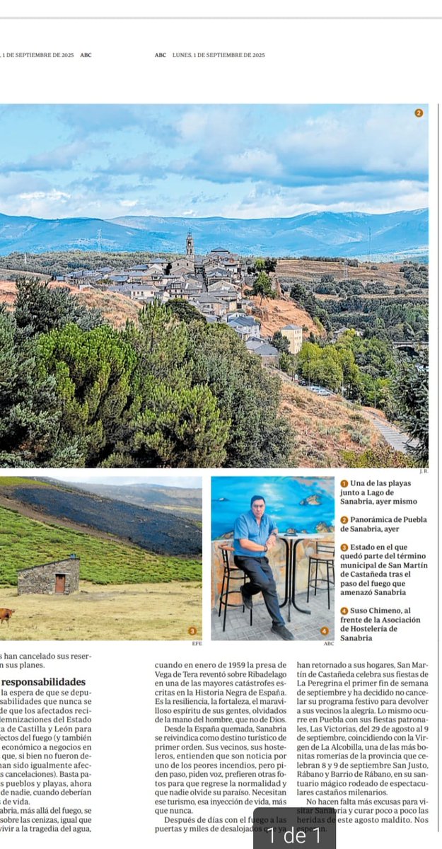 Sanabria se pone en pie sobre las cenizas y se reivindica como destino turístico. A pesar del fuego, es el #Paraíso

Lo mío en <a href="/abc_es/">ABC.es</a>  abc.es/espana/castill…