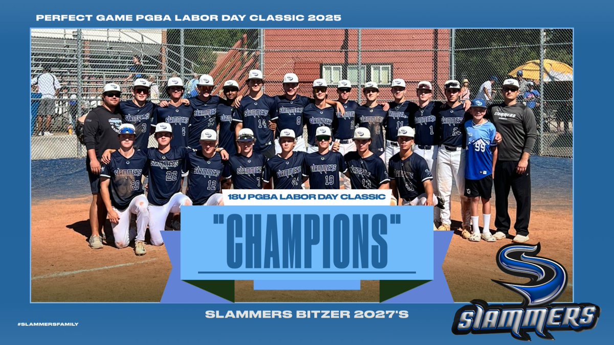 A "champion" has been crowned at the 2025 PG Slammers Labor Day Classic. 
🥇Slammers Bitzer
🥈Slammers Dunsmoor
Shoutout to Slammers Duman, Grammerstorf, &amp; Fiscus for also going undefeated this weekend. #SlammersFamily