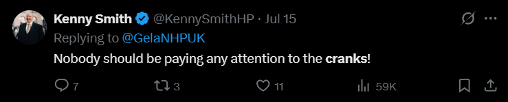 &gt;Elon Musk is quote-tweeting Steve Laws