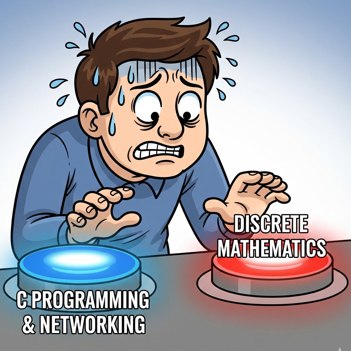 sh1v_ansh's tweet image. Day 19/100 #100DaysOfCode

Confidence was high after making progress on C (GATE problems) and networking concepts today.

Then, I opened my Discrete Mathematics book. It&apos;s a truly humbling experience. 😅

What&apos;s the one subject that always makes you feel like a beginner again?