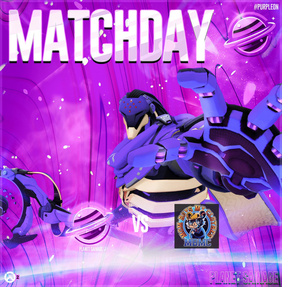 Watch us live today at 20 CEST vs MBMC #purpleON Get ready for an epic showdown!

twitch.tv/mottineva

#GamingCommunity #Esports #Matchday #TwitchStream #PlanetSavage #MBMC #LiveGaming #GamingLive #EsportsEvent #GameOn