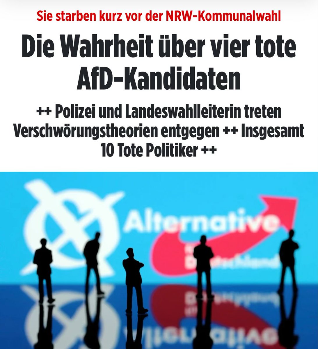10 Tote? „Verschwörungstheorie“?

Wollt ihr mich verarschen?!
