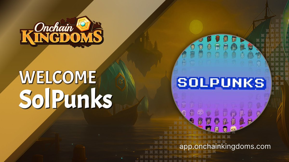 CardanoLands | KINGDOM IS LIVE! (@cardanolands) on Twitter photo SolPunks joins the Kingdom!🏰
A historic collection: 100% DAO-managed and powered by punk culture, now live on the Onchain Kingdoms app.
<a href="/SolPunksFamily/">SolPunks Community</a> holders can now vote and participate in the Kingdom.
app.onchainkingdoms.com/collection/sol…
Need help or want to learn more? Join us on SolPunks joins the Kingdom!🏰
A historic collection: 100% DAO-managed and powered by punk culture, now live on the Onchain Kingdoms app.
<a href="/SolPunksFamily/">SolPunks Community</a> holders can now vote and participate in the Kingdom.
app.onchainkingdoms.com/collection/sol…
Need help or want to learn more? Join us on