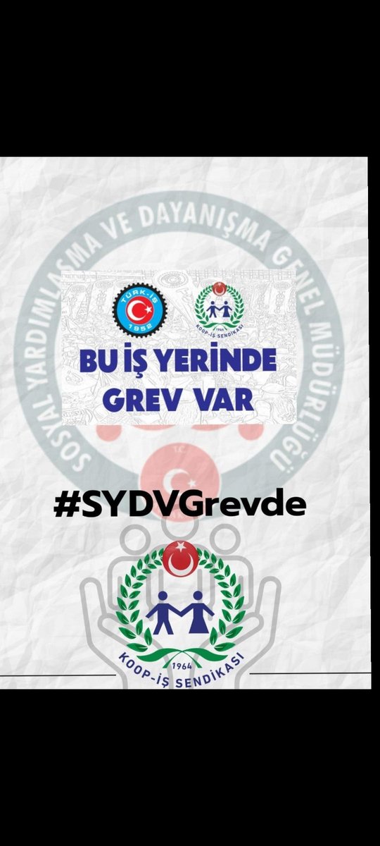 Afetlerde, salgınlarda omuz omuza çalışan bizler masada da görülmek istiyoruz. #SYDVdeGREVEdevam
<a href="/Seyit_TORUN/">Seyit Torun</a> <a href="/m_tahtasiz/">Mehmet Tahtasız</a> <a href="/fbulentkablann/">Faruk Bülent Kablan</a> <a href="/_cevdetyilmaz/">Cevdet Yılmaz</a> <a href="/tcailesosyal/">T.C. Aile ve Sosyal Hizmetler Bakanlığı</a>