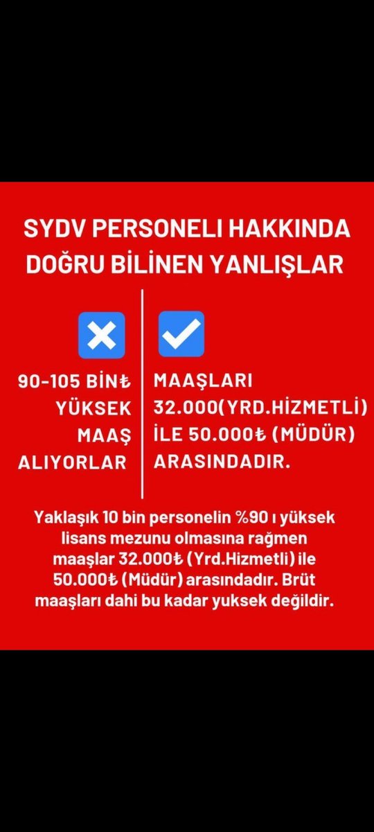 SYDV çalışanlarının yükü büyük, beklentisi ise yalnızca adil bir düzenlemedir. #SYDVdeGREVEdevam
<a href="/_cevdetyilmaz/">Cevdet Yılmaz</a>
<a href="/SayimMadak/">Dr. Sevim Sayım Madak 🇹🇷</a> <a href="/ztarikdaroglu/">Zafer TARIKDAROĞLU</a> <a href="/enginpnrbsli/">Engin PINARBAŞLI</a> <a href="/KOOPISSENDIKASI/">Koop-İş Sendikası</a> <a href="/MahinurOzdemir/">Mahinur Özdemir Göktaş</a>