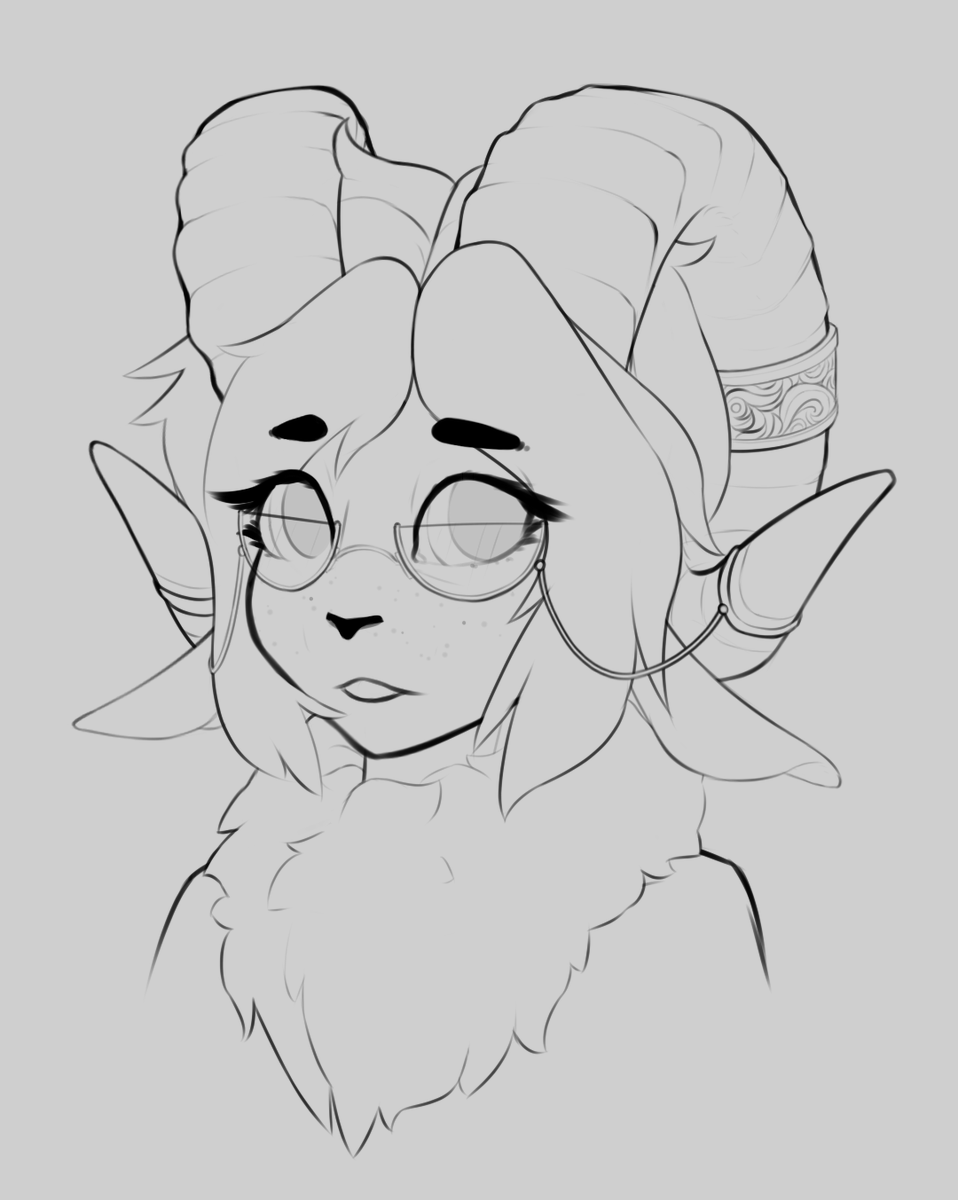 lap_lamb's tweet photo. Just a little sketch I'd done recently. Never quite realized how big the irises I draw are. https://t.co/mHX4P9w1At