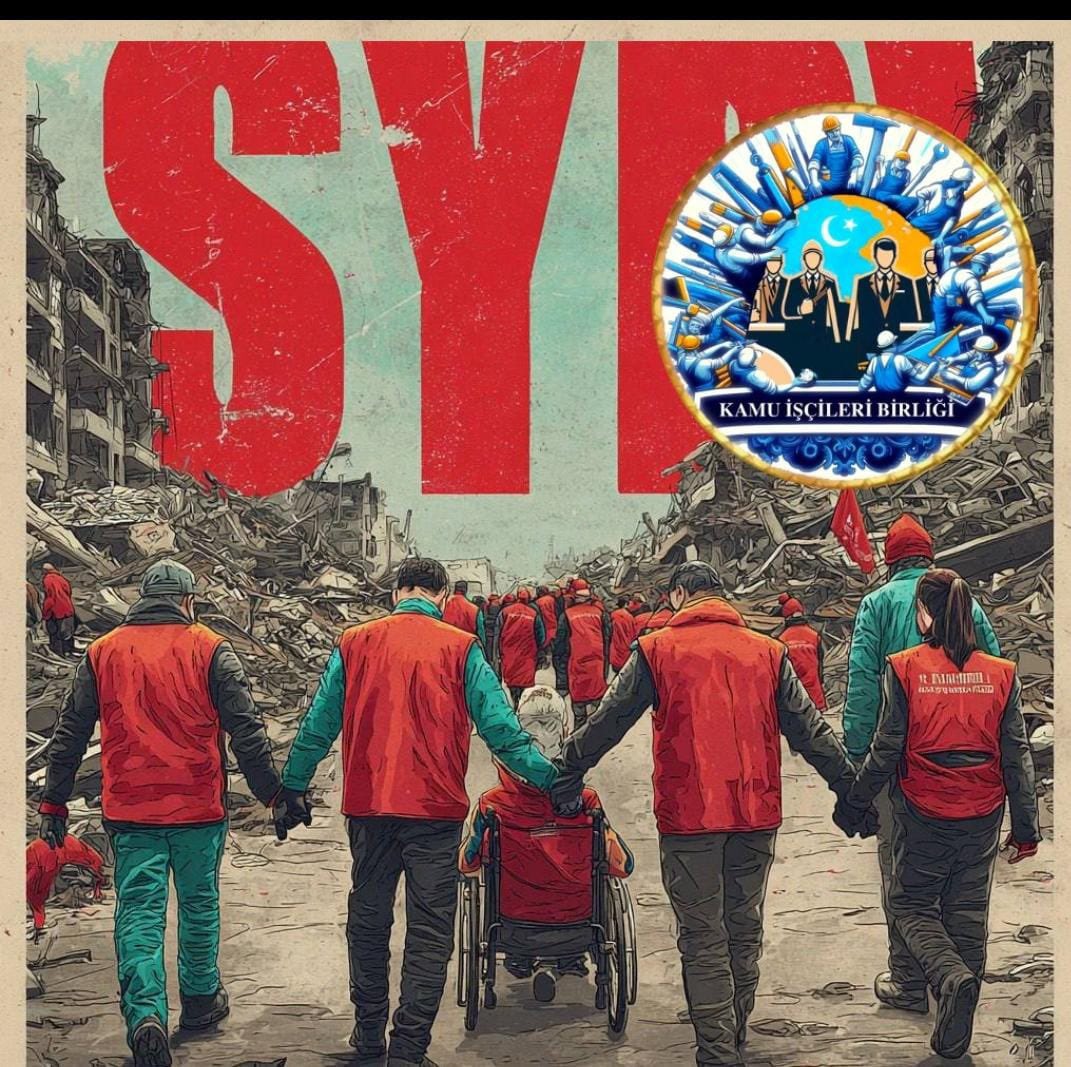 Pandemide sokaktaydık, depremde yanınızdaydık; şimdi emeğimiz için ayaktayız!

#SYDVdeGREVEdevam 

<a href="/_cevdetyilmaz/">Cevdet Yılmaz</a> <a href="/MahinurOzdemir/">Mahinur Özdemir Göktaş</a> <a href="/memetsimsek/">Mehmet Simsek</a> <a href="/isikhanvedat/">Prof. Dr. Vedat Işıkhan</a> <a href="/tcailesosyal/">T.C. Aile ve Sosyal Hizmetler Bakanlığı</a> <a href="/ashb_sygm/">Sosyal Yardımlar Genel Müdürlüğü</a>  <a href="/csgbakanligi/">T.C. Çalışma ve Sosyal Güvenlik Bakanlığı</a> <a href="/SayimMadak/">Dr. Sevim Sayım Madak 🇹🇷</a> <a href="/ztarikdaroglu/">Zafer TARIKDAROĞLU</a> <a href="/LemanYenigunAk/">Leman Yenigun</a>