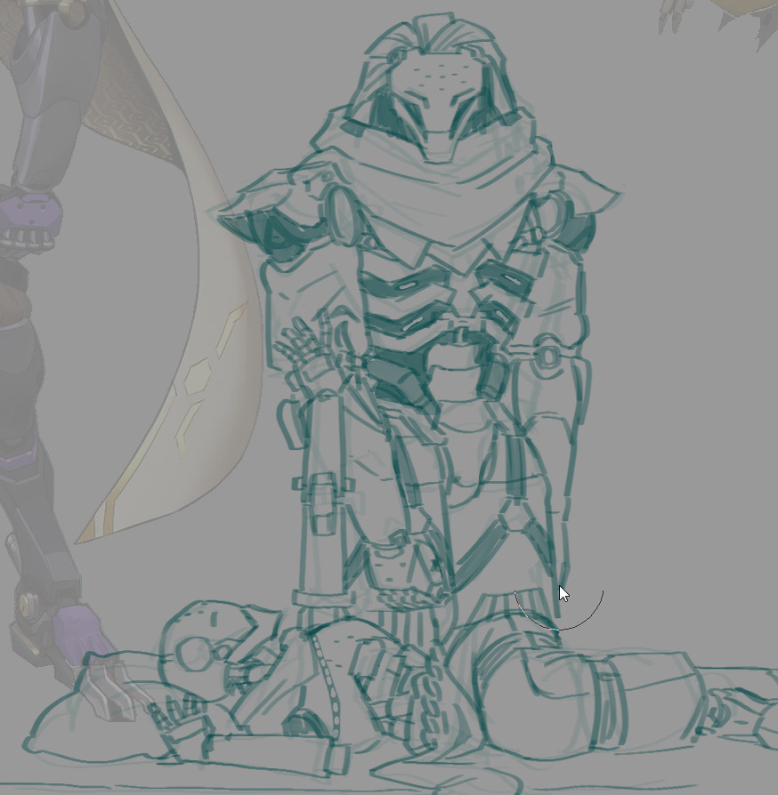 i prefer omnics #ramattra #zenyatta #Overwatch2 #art