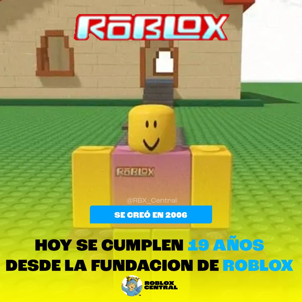 RBX_Central's tweet image. 📆 Hoy se Cumplen 19 AÑOS de la creación de la plataforma un tal 1 de Septiembre de 2006.
⭐ En este momento la plataforma entonces lucía así:
🤔 ¿Son así de olds?
#HappyBirthdayRoblox