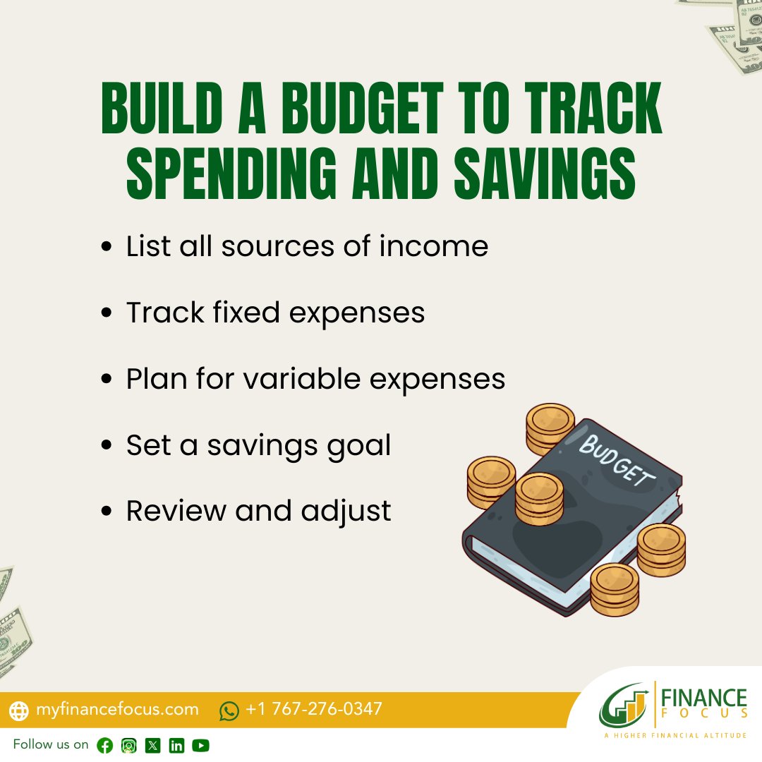 💰✨ Build a Budget, Build Control

Creating a budget isn’t about restriction—it’s about clarity and freedom. Start by listing all your income sources to understand exactly what’s coming in. 🌟

#Budget #Savings