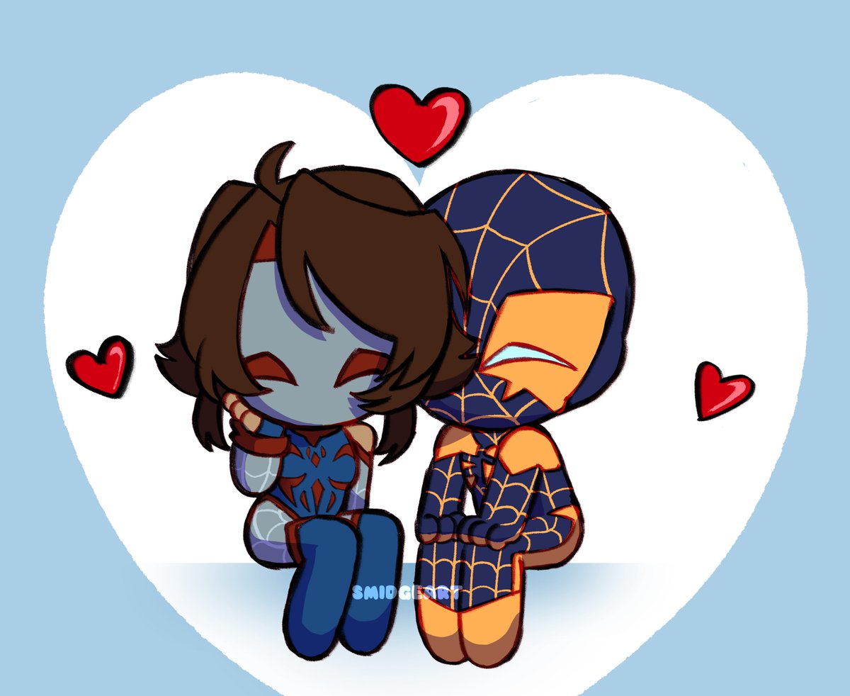 Oomf drew some Spider-Sona ship art of Golden Hour and Stitch Weaver and it caught me by such surprise, AUGH it's so cute!! ;w;
Thank you <a href="/smidgeart/">💕S'midge💕</a> 🗣️❤️
