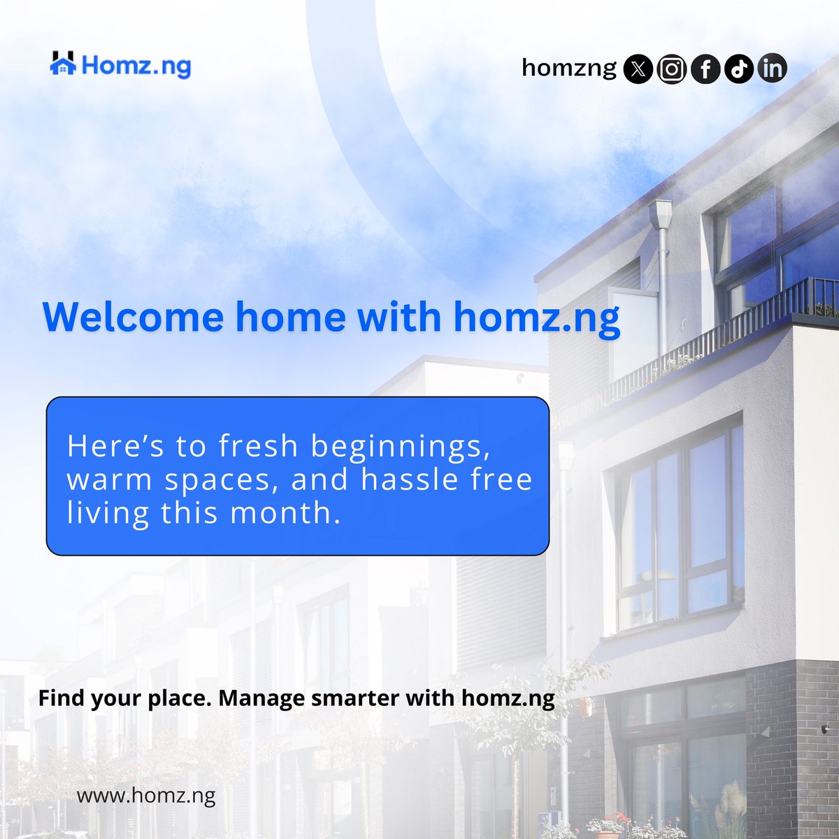 homzng's tweet image. Step into a new month of ease and comfort.
At Homz.ng, we believe your home should bring you peace, not stress.
 #properymanagement #property #realestate #RealEstateTips