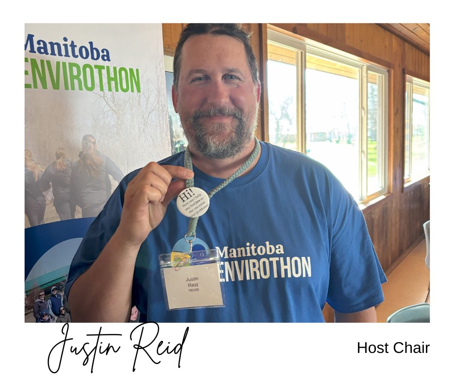 Meet Justin, District Manager of Redboine Watershed District since 2010! With 20+ years in conservation, he loves protecting local watersheds. Justin is our Host Chair with the Manitoba Envirothon Steering Committee.  A fan of travel and camping, he enjoys family time outdoors.