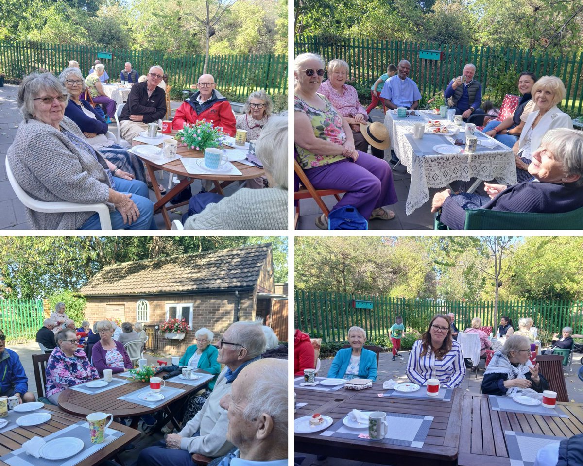 Yesterday, I joined parishioners of St Theresa and St Columba, Chester at their afternoon tea fundraiser, held in the beautiful peace garden at St Theresa's to raise funds for our Gaza Crisis appeal.

Thank you for your generosity and for the delicious tea and scones!