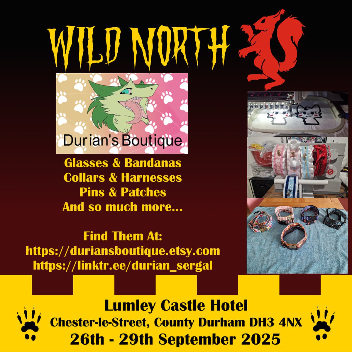 We're super grateful that the lovely Durian's Boutique are back in the Trading Post. Looking to show your support for the trans community, or maybe just show off some snazzy accessories? Both good looks! Check them out at:

duriansboutique.etsy.com
linktr.ee/durian_sergal