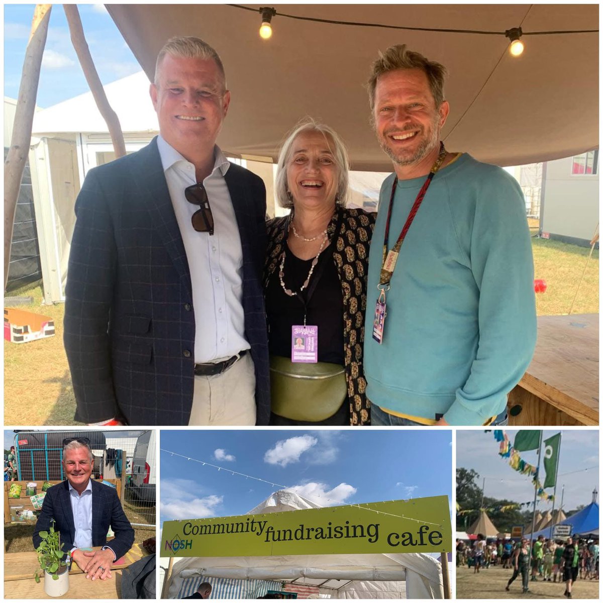 Had an amazing August Bank Holiday at #ShambalaFestival 🎶 100% powered by renewable energy 🌱 Enjoyed comedy, circus, the brilliant community café and seeing local causes supported 💛 Great to catch up with Cllr Cecile Irving-Swift. Huge thanks to Shambala Festival for having me