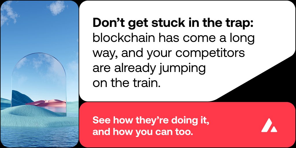 Olatunji Esther Yetunde (Queen 👑) (@olaesther1234) on Twitter photo For years, the big question was: “Is blockchain ready for business?”
Today, the answer is clear—yes. The real question now is: “How do we start?”
That’s exactly what #Avalanche’s new guide, How Blockchain Transforms Business, is here to solve.
<a href="/avax/">Avalanche🔺</a> For years, the big question was: “Is blockchain ready for business?”
Today, the answer is clear—yes. The real question now is: “How do we start?”
That’s exactly what #Avalanche’s new guide, How Blockchain Transforms Business, is here to solve.
<a href="/avax/">Avalanche🔺</a>