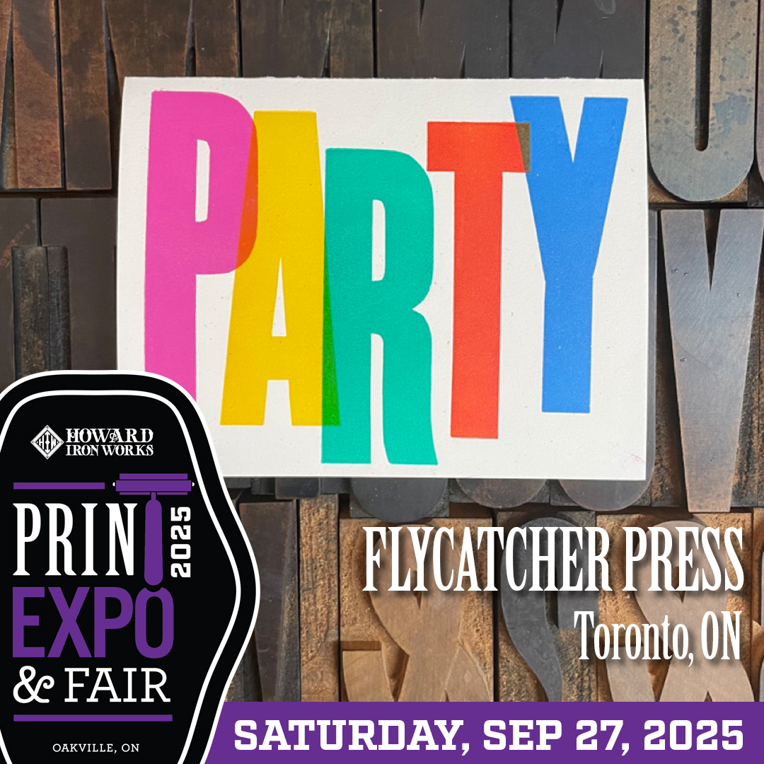 In her Flycatcher Press studio, Phoebe dedicates herself to hand-setting antique type, giving life to unique letterpress cards, stationery &amp; art prints. Her linocut artworks depict the charm of Toronto, and its beloved diners, landmarks &amp; architecture. #PEF2025 #Culturedays2025