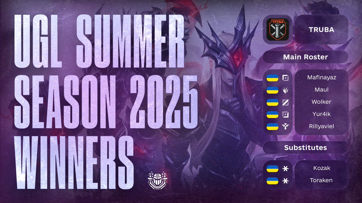 🏆 UGL Summer Season 2025 — Grand Final 🔥

The Summer Season became the very stage where our community proved: we are growing, developing, and able to show an incredible level of play.

For this month we saw comebacks, upsets, new names, and the old guard still ready to fight