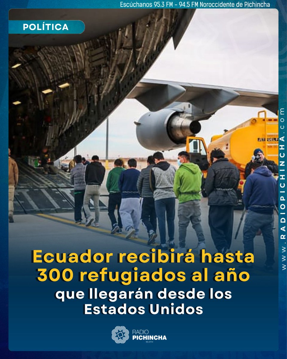 🏛️#Política | La canciller Gabriela Sommerfeld detalló los detalles de un acuerdo con los Estados Unidos en temas migratorios en un canal de televisión.
#LaRadioDeLasNoticias 
Los detalles⤵️
radiopichincha.com/ecuador-recibi…