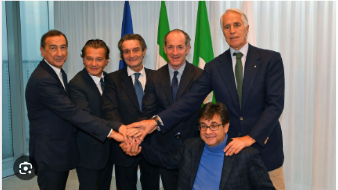 Sono arrivati due decreti ingiuntivi alla Società Milano Cortina per 580 .000 euro non pagati ai fornitori.
Dovevano essere le Olimpiadi a costo zero ma 
sta diventando il pozzo di S.Patrizio.
Nell'immagine manca solo l'idiota delle infrastrutture📌