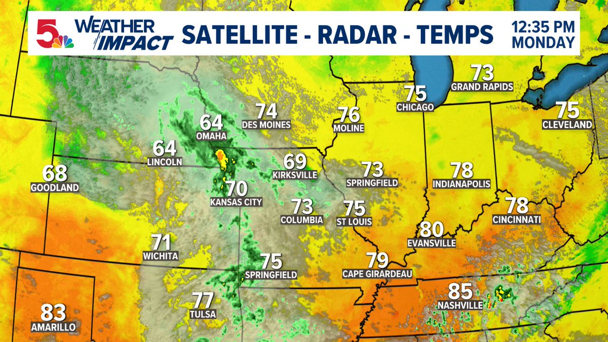 scottontvKSDK's tweet image. A look at clouds, radar and temps across the region. Get the latest forecast at ksdk.com/weather #stlwx