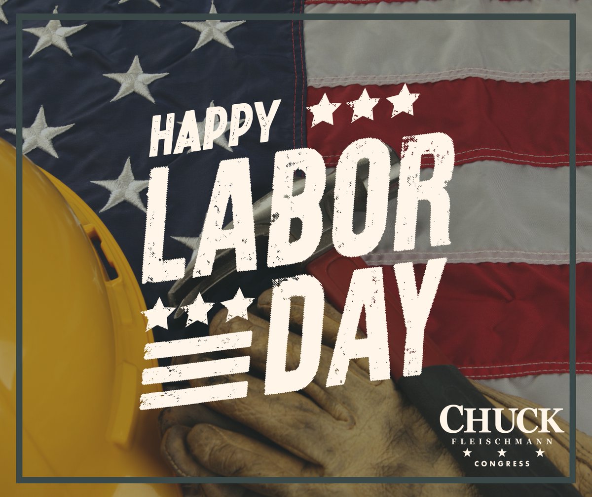 Happy Labor Day!

Join me in honoring American workers and the values that make our country great–  hard work and self-reliance.