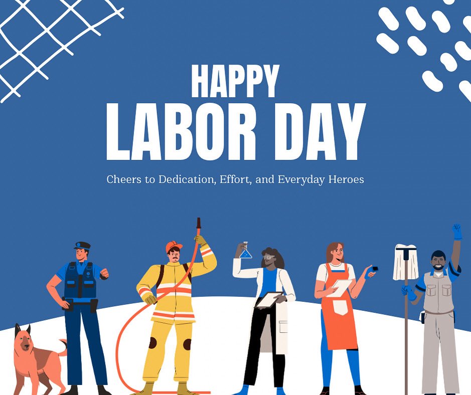 Today we honor the hands that build, serve, and inspire. Happy Labor Day to all the changemakers driving progress every day. 

#LaborDay #WorkersMatter