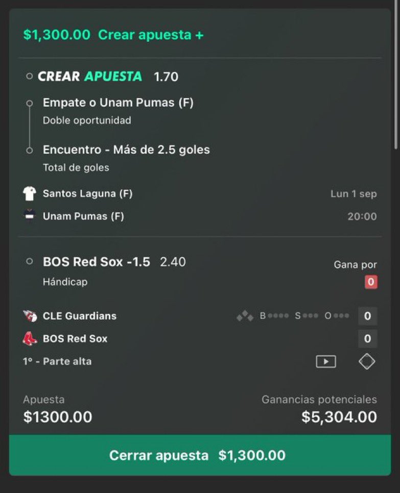 ElPandaPicks 🐼 (@elpandapicks) on Twitter photo PARLAY COLABORACIÓN CON <a href="/ElCheloPicks/">Chelo Picks</a> 🔥
$1,300 —> $5,300
Vamos a volver a Ganar con la MLB ⚾️🔥
Si este Parlay se Gana se van $150 🎁💰 Entre los Likes❤️ y Rt’s🔄 de este Post‼️
💰 ¡Nos Vemos En Cajas! 💰 PARLAY COLABORACIÓN CON <a href="/ElCheloPicks/">Chelo Picks</a> 🔥
$1,300 —> $5,300
Vamos a volver a Ganar con la MLB ⚾️🔥
Si este Parlay se Gana se van $150 🎁💰 Entre los Likes❤️ y Rt’s🔄 de este Post‼️
💰 ¡Nos Vemos En Cajas! 💰