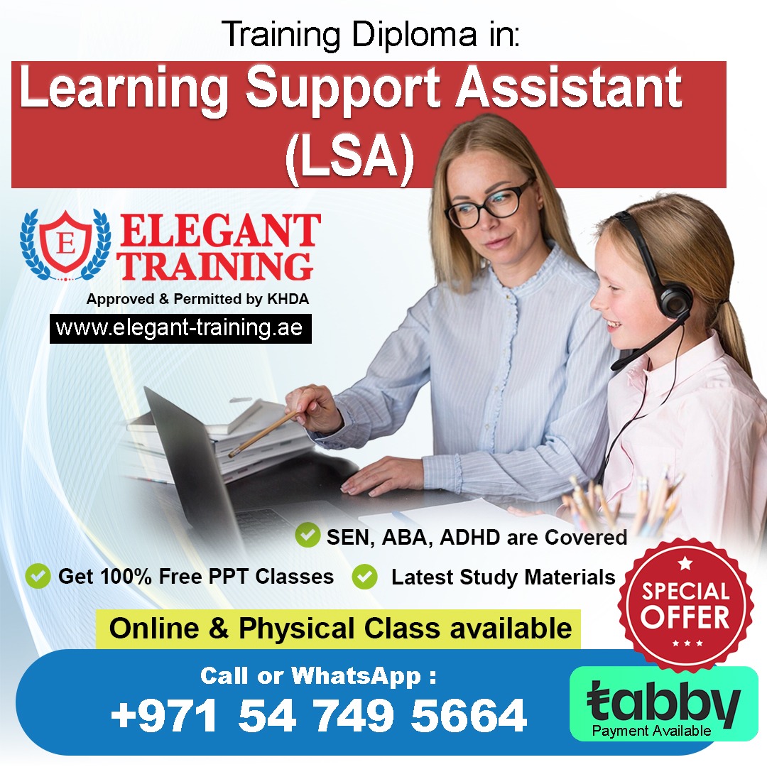 EPMDTDUBAI's tweet image. ✨ Become a Learning Support Assistant (LSA) in Dubai ✨
Do you dream of making a difference in children’s lives? 💡
👉 Enroll Now: elegant-training.ae/en/course-deta…
📞 Call/WhatsApp: +971 54 749 5664
#eleganttrainingcenter #LSA #LearningSupportAssistant #ElegantTraining #KHDA