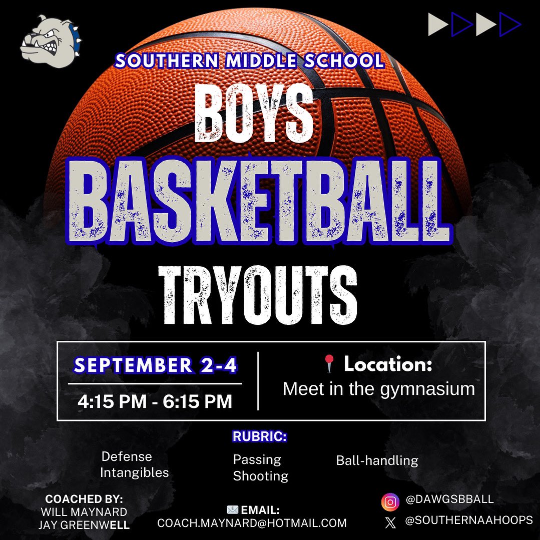 See you tomorrow <a href="/SouthernMSAACPS/">Southern Middle</a>