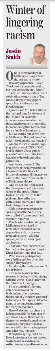Today’s column in <a href="/theheraldsun/">Herald Sun</a> 

Nazi! Oi!