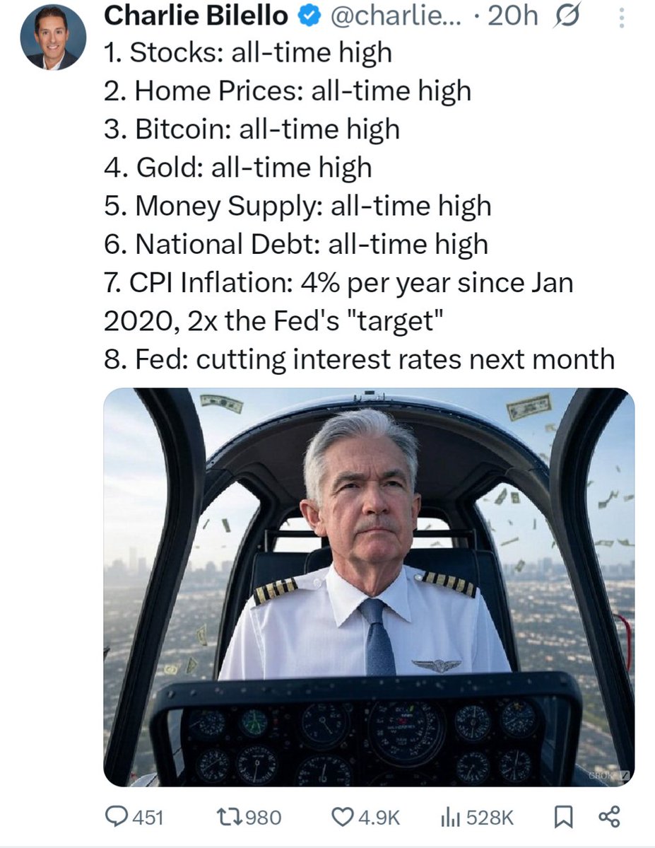 Eric m (@tazericm) on Twitter photo <a href="/WhiteHouse/">The White House</a> #TRUMP HAS NO PROBLEM LYING TO PUBLIC
Constantly saying there's no inflation as beef & steak prices hit all-time highs,vegetable prices up 40%,electric prices at all-time highs,etc
Avg #Americans suffer, Billionaires rewarded
<a href="/DarioCpx/">JustDario 🏊♂️</a> #inflation
<a href="/POTUS/">President Donald J. Trump</a> @gop #tuesdayvibe <a href="/WhiteHouse/">The White House</a> #TRUMP HAS NO PROBLEM LYING TO PUBLIC
Constantly saying there's no inflation as beef & steak prices hit all-time highs,vegetable prices up 40%,electric prices at all-time highs,etc
Avg #Americans suffer, Billionaires rewarded
<a href="/DarioCpx/">JustDario 🏊♂️</a> #inflation
<a href="/POTUS/">President Donald J. Trump</a> @gop #tuesdayvibe