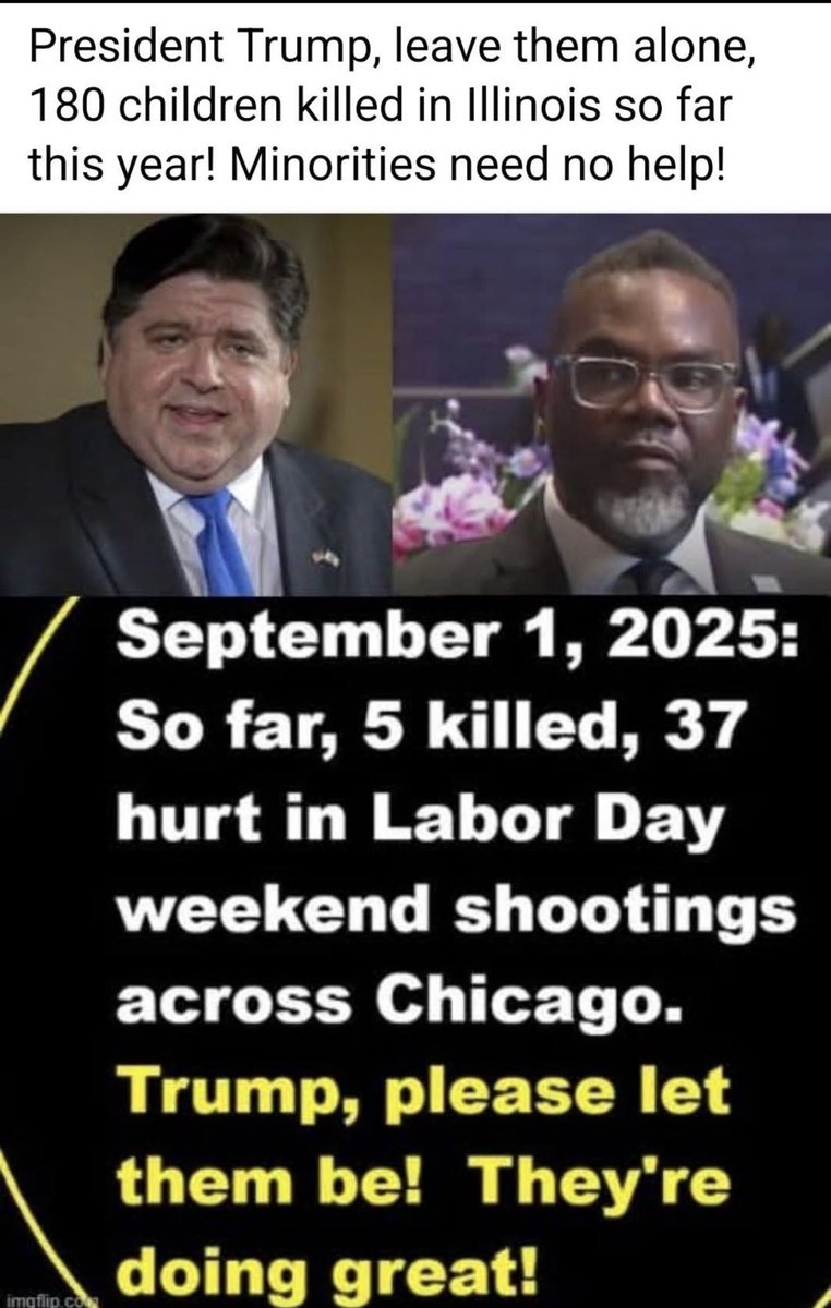 💥Hank💥 (@hankishtwitzone) on Twitter photo Labor Day weekend is not even over yet but the bloody carnage in Chicago is piling up!! According to <a href="/GovPritzker/">Governor JB Pritzker</a> and <a href="/ChicagosMayor/">Mayor Brandon Johnson</a> nothing to see here!! Clearly “hate <a href="/realDonaldTrump/">Donald J. Trump</a>” agenda is more important than saving people from violent crime!! Labor Day weekend is not even over yet but the bloody carnage in Chicago is piling up!! According to <a href="/GovPritzker/">Governor JB Pritzker</a> and <a href="/ChicagosMayor/">Mayor Brandon Johnson</a> nothing to see here!! Clearly “hate <a href="/realDonaldTrump/">Donald J. Trump</a>” agenda is more important than saving people from violent crime!!