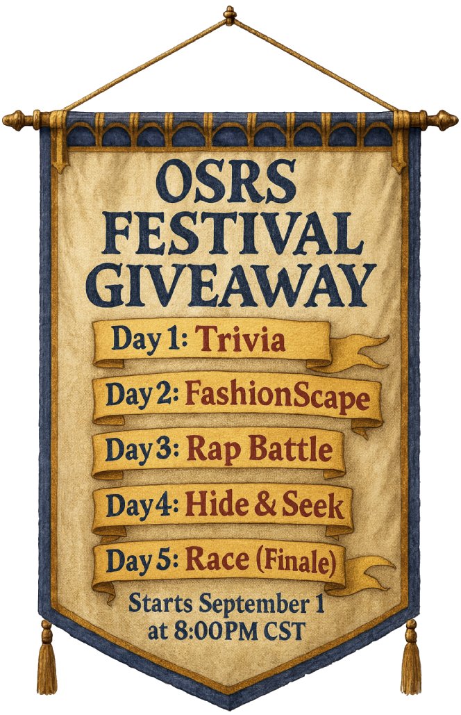 kendogg100's tweet photo. TONIGHT! OSRS TRIVIA!!!! 8CST 
https://t.co/Q8vepZ9rO9
#osrs #runescape https://t.co/0oQ0MfZzNV