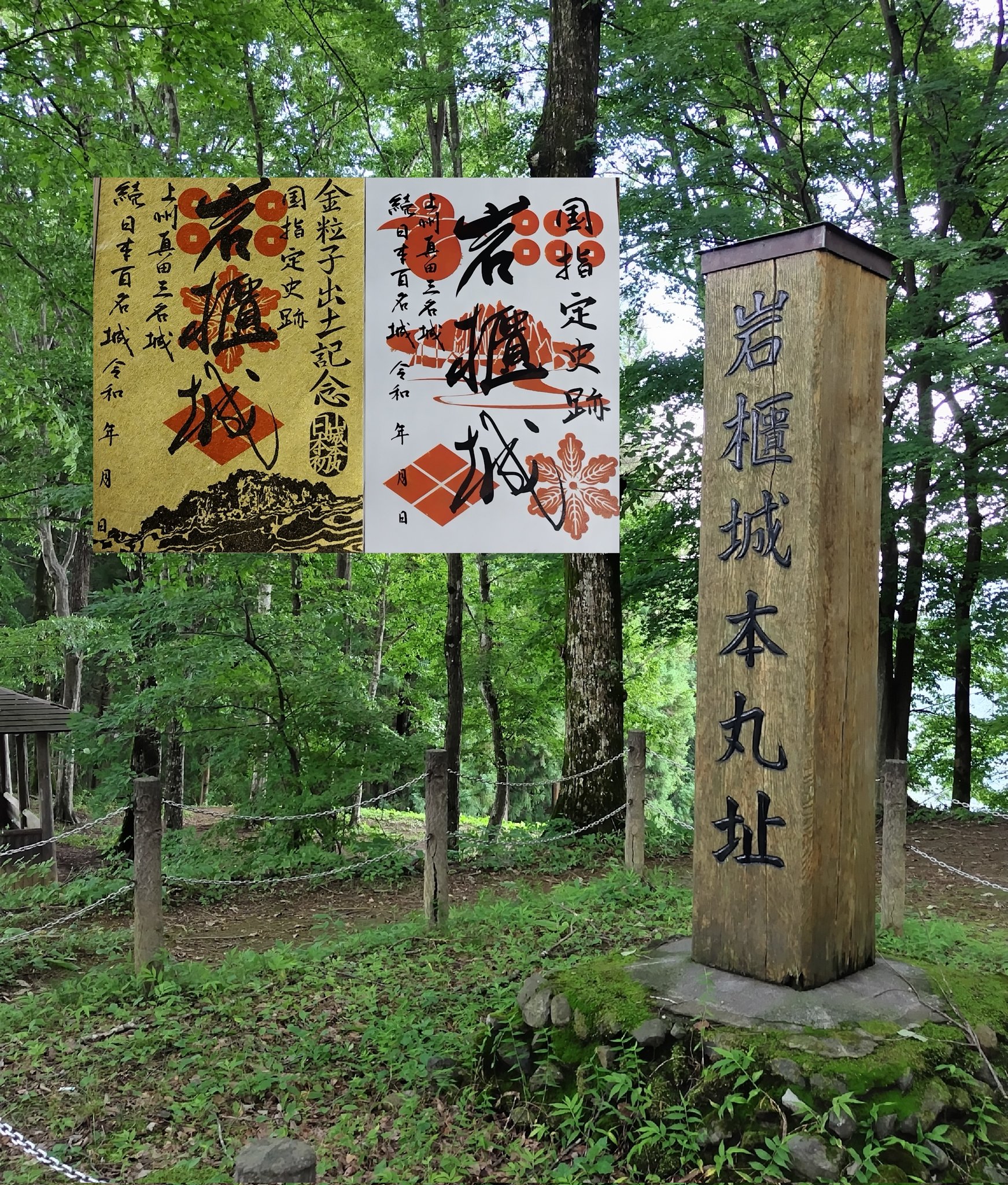 初期デザインの限定１００枚の岩櫃城の限定版です 岩櫃城 御城印 お城EXPO限定版 | 全国御城印コレクション - 攻城団