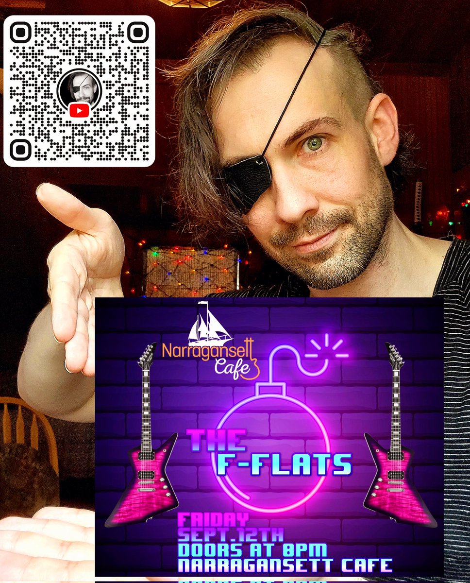 If you can't make it for any reason to our fall shows, you can still scan the codes. And I am planning a live stream where I'll play along to our albums!! I'll let you know soon. If you are coming don't forget to print one of these and I'll be signing them. Thanks! #twitch #music