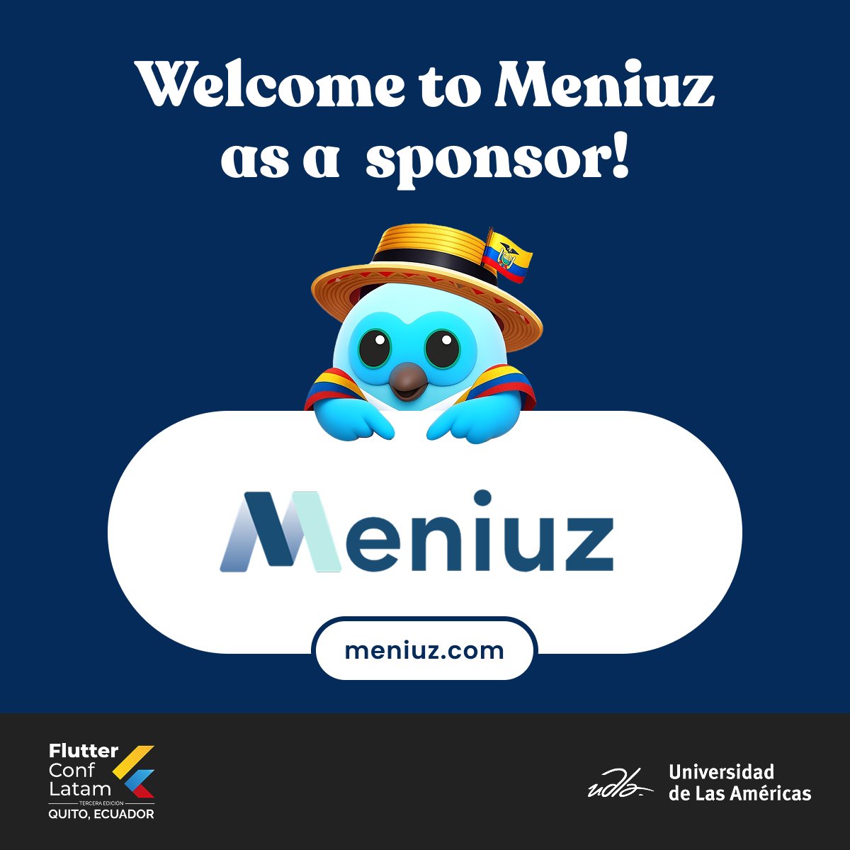 FlutterConfLAT's tweet image. Thanks to Meniuz, our Startup Junior sponsor, for their support at our next big conference #FlutterConfLatam2025!

Thank you for making this possible!
Get your tickets now! 👉 flutterconflatam.dev

#FlutterConfLATAM #FlutterCommunity #LatamTech #TechEvent #flutter #sponsor