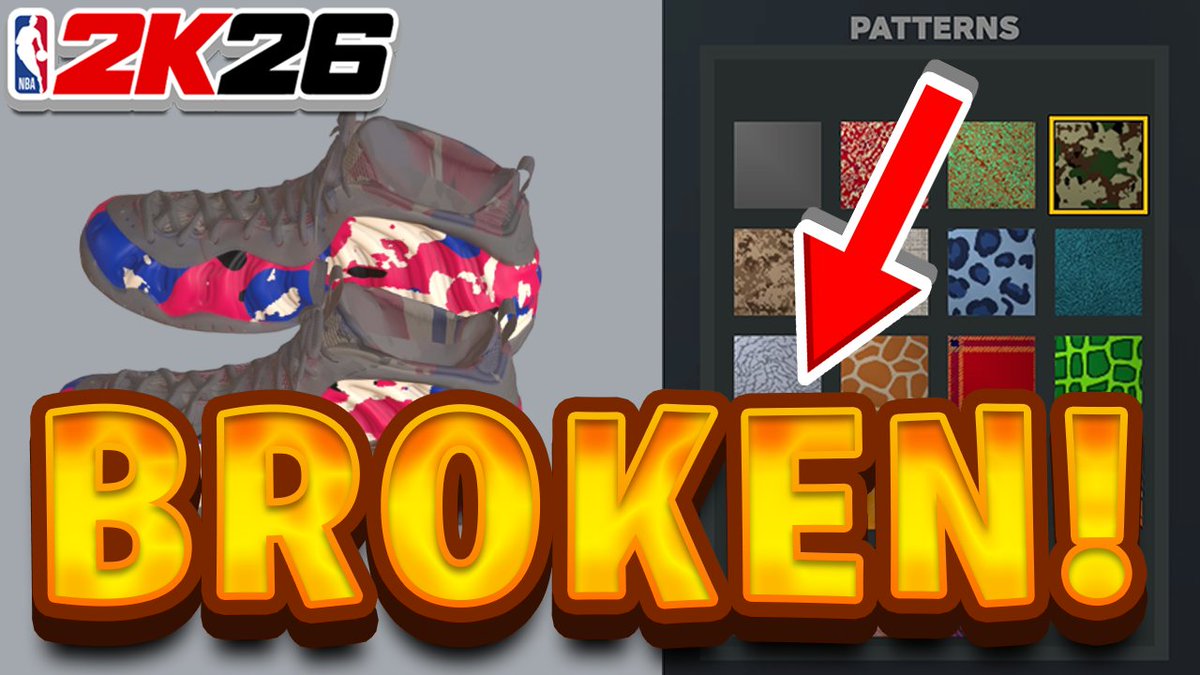 TheSoleLab_2k's tweet image. Just uploaded a video detailing what is happening with the NBA 2K26 shoe creator patterns!

@itsEvanCC @WoLF74 @Dravved hopes this helps the design team see what's happening.

youtu.be/kCJWXN5s2tk

#NBA2K26