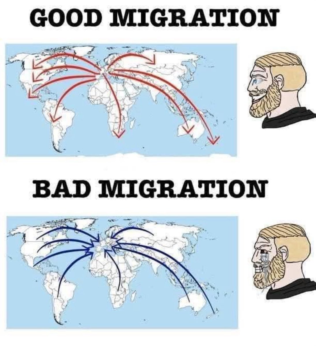 True