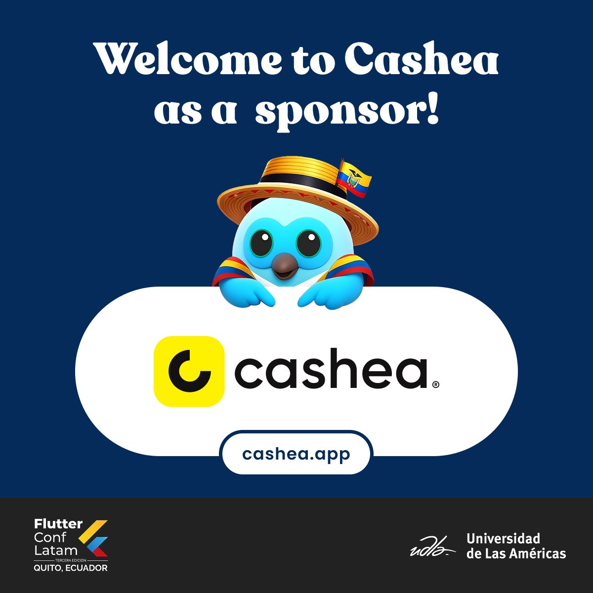 FlutterConfLAT's tweet image. Thanks to Cashea, our Silver sponsor, for their support at our next big conference #FlutterConfLatam2025!

Thank you for making this possible!
Get your tickets now! 👉 flutterconflatam.dev

#flutteristas #flutterconflatam25 #FCL25 #GoogleForDevs #TechEvent #flutter #sponsor