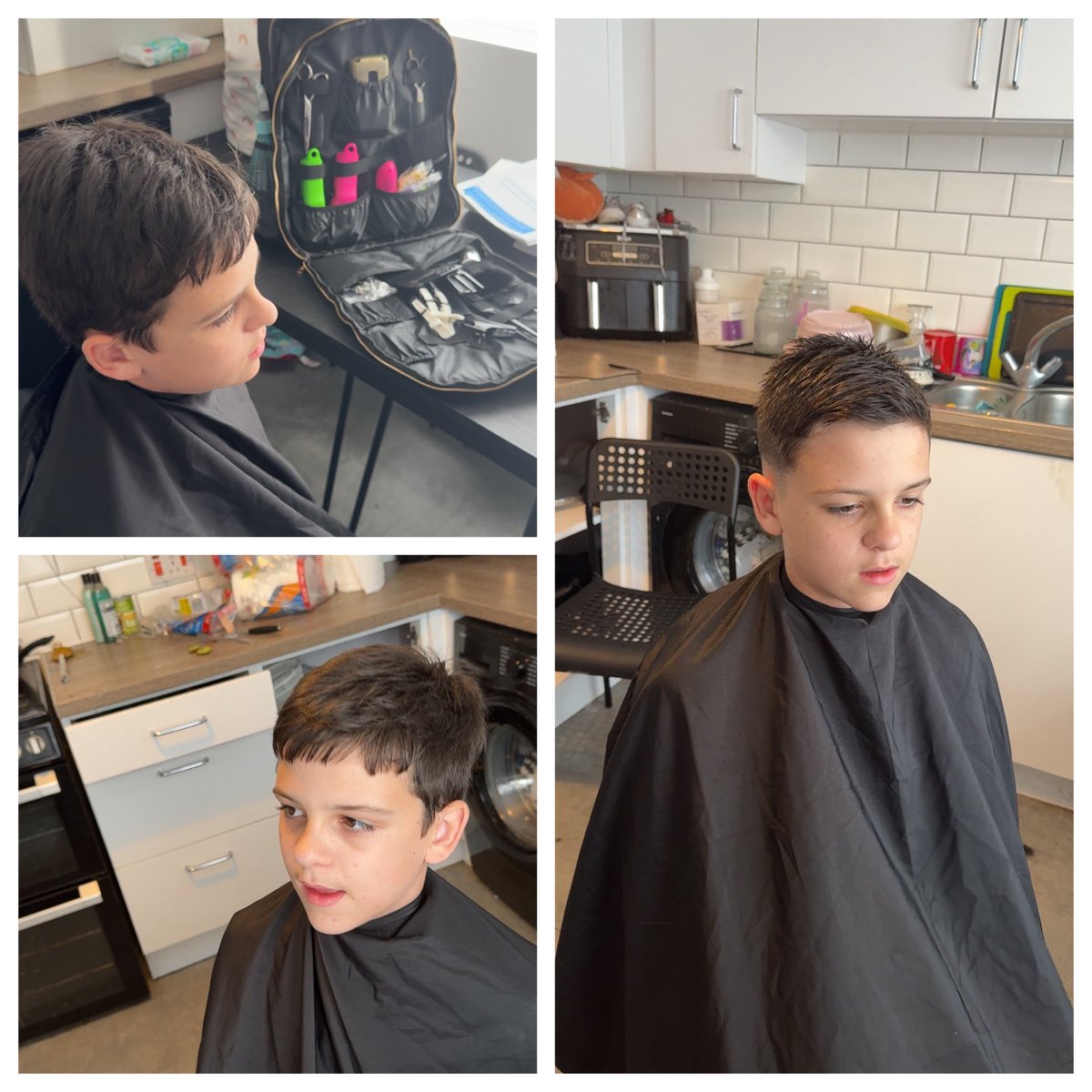 I started a barbering course in edinburgh last week.

Here’s a Wee before and after of a trim I gave cameron earlier today, I’m self taught so far with YouTube tutorials and an online course I bought and now I’m on a proper course as I always wanted to give it a go. 

I love