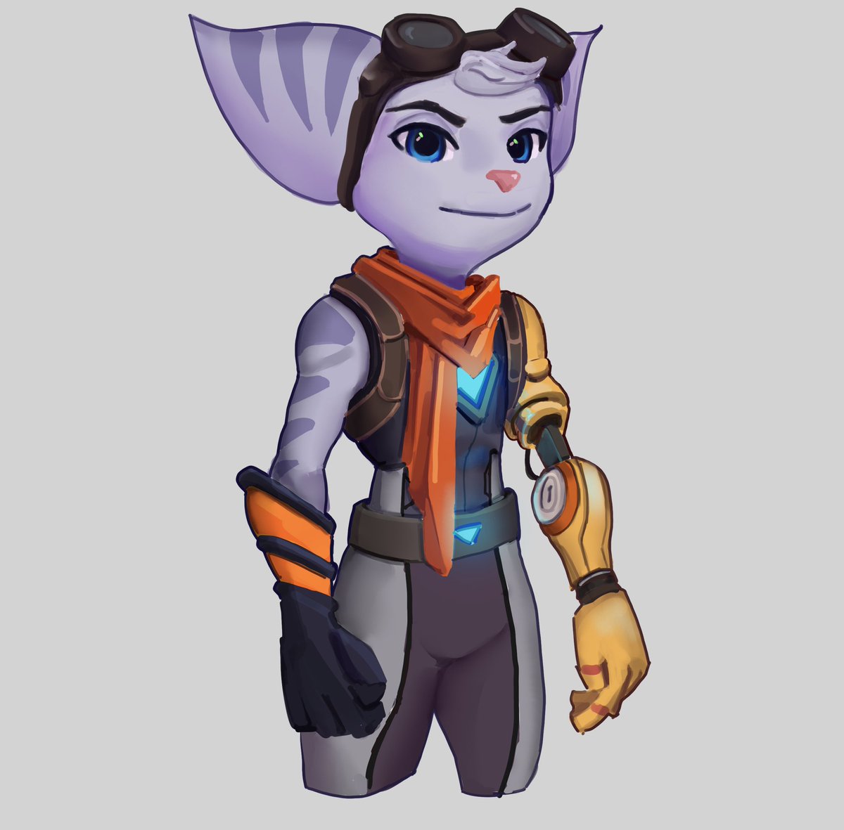 I just started to play Rift Apart and Rivet is so fucking cool why no one told me about it ???? 

So here’s a little fan art sketch 

#rivet #riftapart #RatchetandClank #fanart