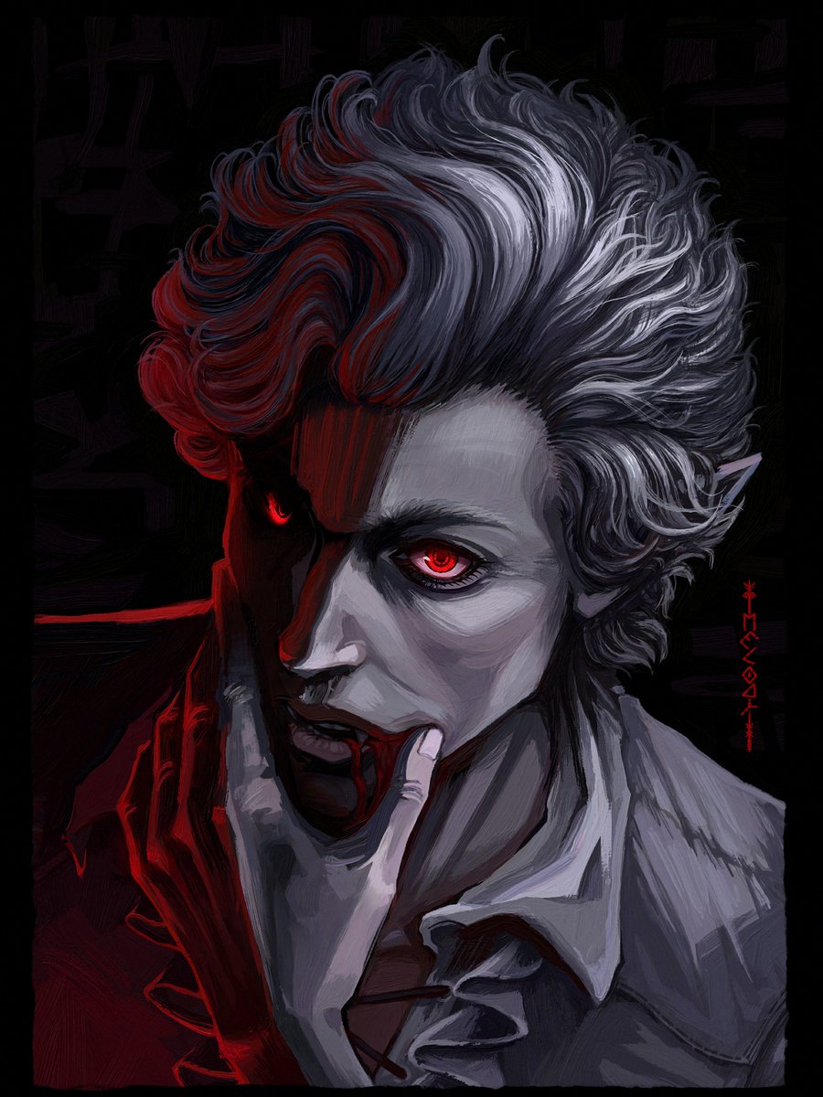 Let's keep to the shadows.

Astarion from Baldur's Gate 3 I painted few days ago. :)
There's a timelapse as well, 🔗 in bio!

#astarion #bg3 #baldursgate3 #fanart #rebelle8