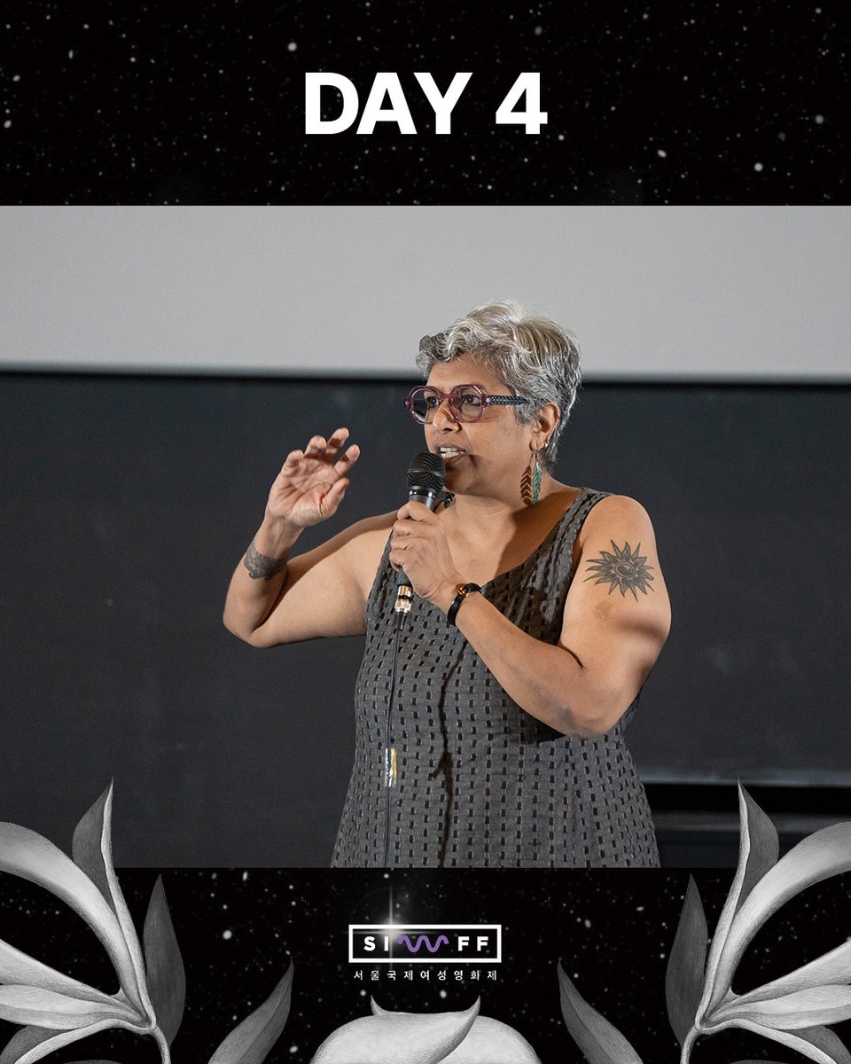 siwff_'s tweet photo. ❁ 27회 서울국제여성영화제 DAY 4❁

27회 서울국제여성영화제 4일차 현장 공개!

최성은 배우 × 남궁선 감독의 스타토크!
김혜리 기자 &amp; 이연숙 평론가의 <올란도> 다시 보기!

4일차도 재밌고 의미있는 시간들로 꽉 채웠습니다! https://t.co/kuEZyzHB0C