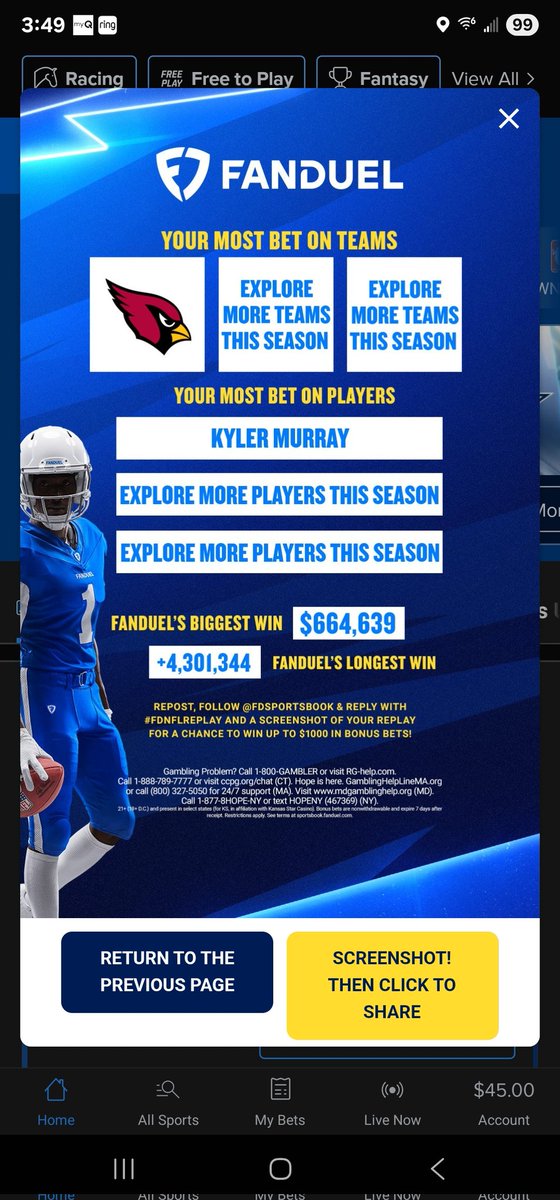 Landow1's tweet photo. @FDSportsbook Still haven't learned any lessons from 2024. https://t.co/n7Eqhhr1cB