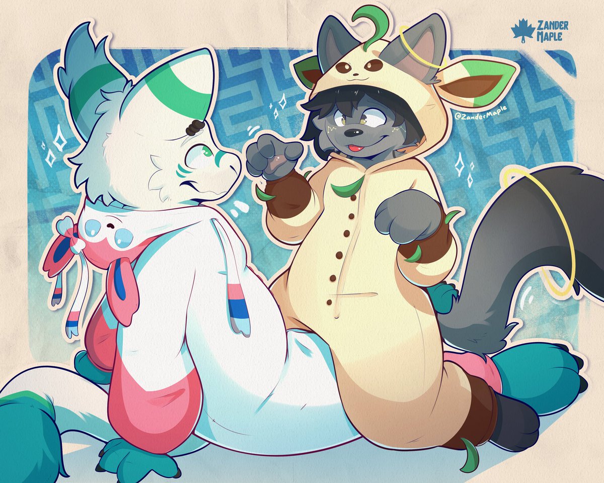 ✨"You're the cutie here! :3"

🎨 Comm for <a href="/birdshinobi/">birdy</a>!